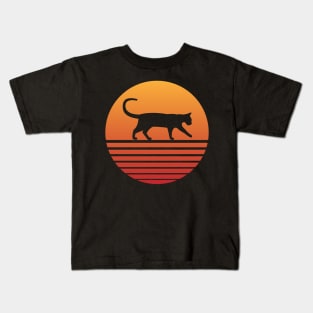 Cat silhouette Kids T-Shirt